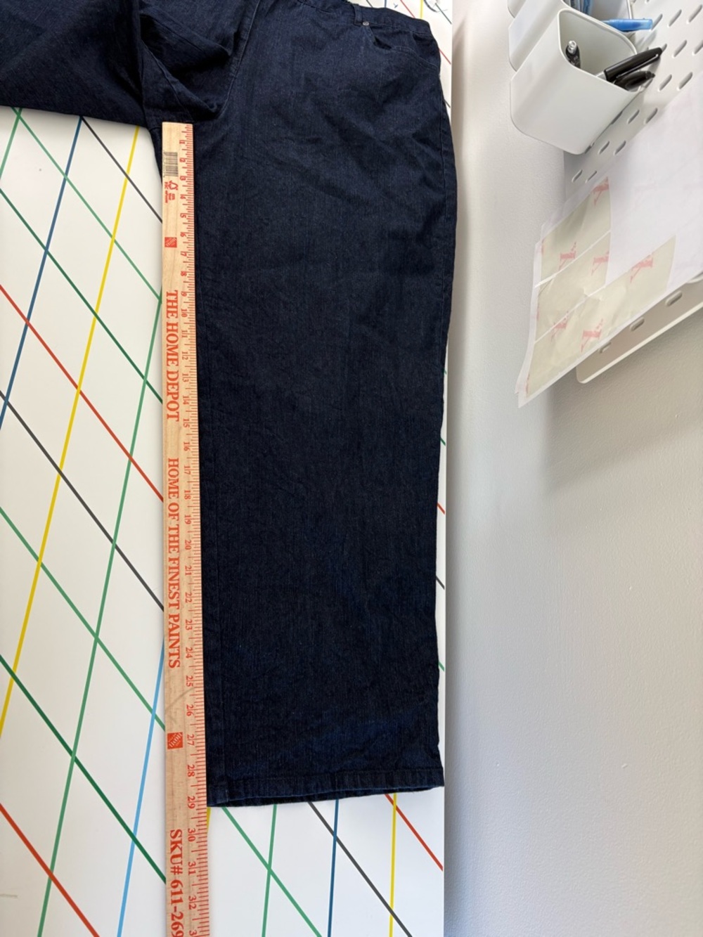 Ruby Rd. Woman Jeans in Deep Indigo size 22W in EUC elastic waist - Picture 7 of 10